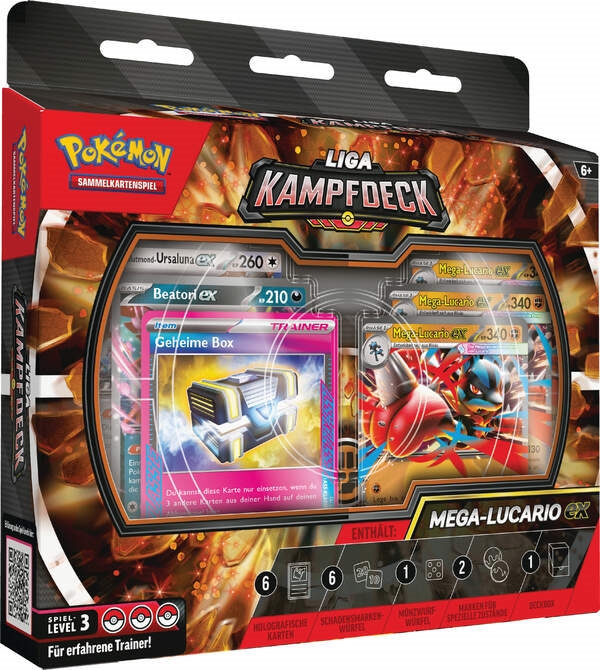 Pokemon TRADING CARDS Liga-Kampfdeck Mega-Lucario-ex