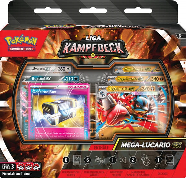 Pokemon TRADING CARDS Liga-Kampfdeck Mega-Lucario-ex