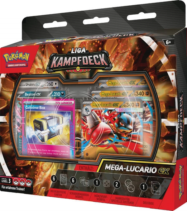 Pokemon TRADING CARDS Liga-Kampfdeck Mega-Lucario-ex